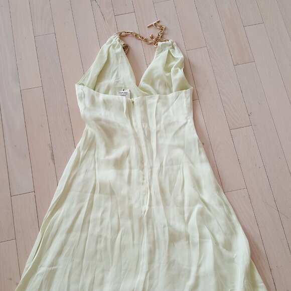 Jonathan Simkhai ! Leoni Chain-Embellished Halter Maxi Dress (6) - Picture 9 of 10